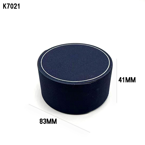 PU Leather Circular Foldable Sunglasses Case Round Glasses Storage Box