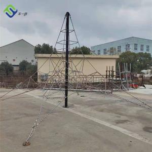 China 8*8*6m Customized Size Playground Pyramid Climbing Net For Children wholesale