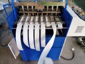 China Automatic FIBC Belt Jumbo Bag Loop Cut To Length Machine wholesale