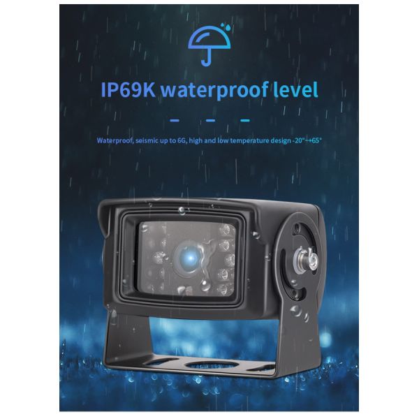 Little Korean Style Unlit 18.5mm Perforated Waterproof Rear View Car Parking Camera System