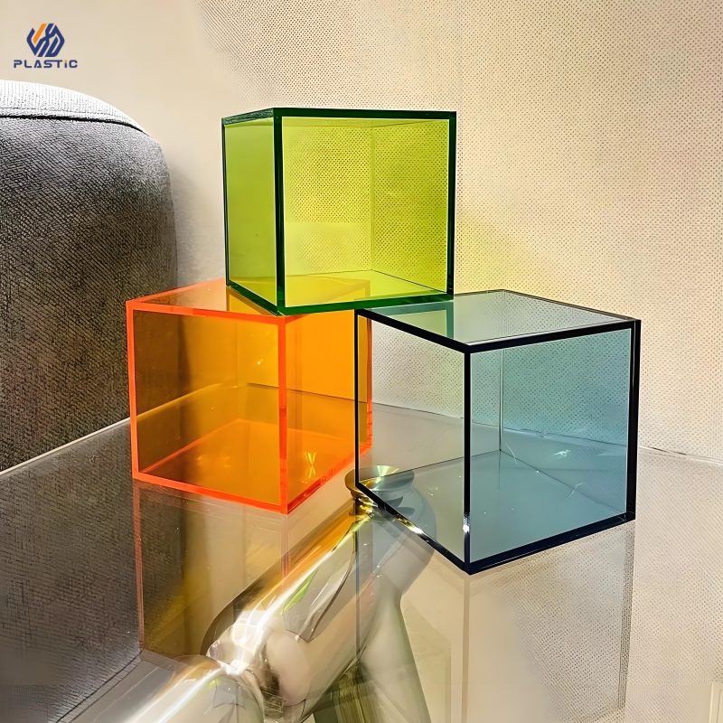 Rectangular Shape Stackable Acrylic Storage Box For Jewelry Customizable