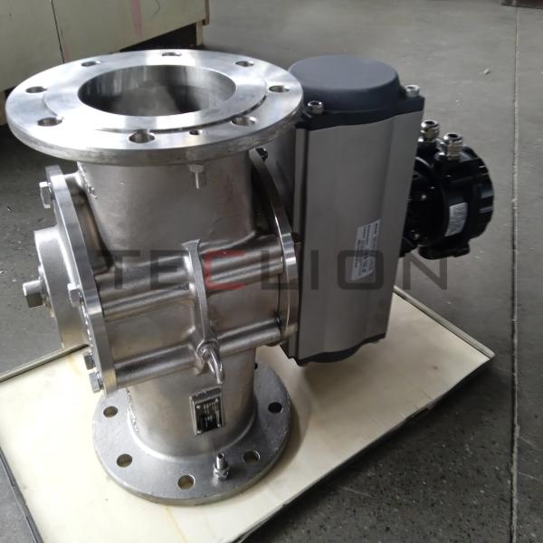 Quality Conventional Configuration Standard Stainless Steel Pneumatic Diverter Valve for sale