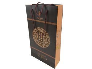 CMYK Colors Printing Thick Cardboard Material Customized Size OEM Factory Custom Design Paper Bags