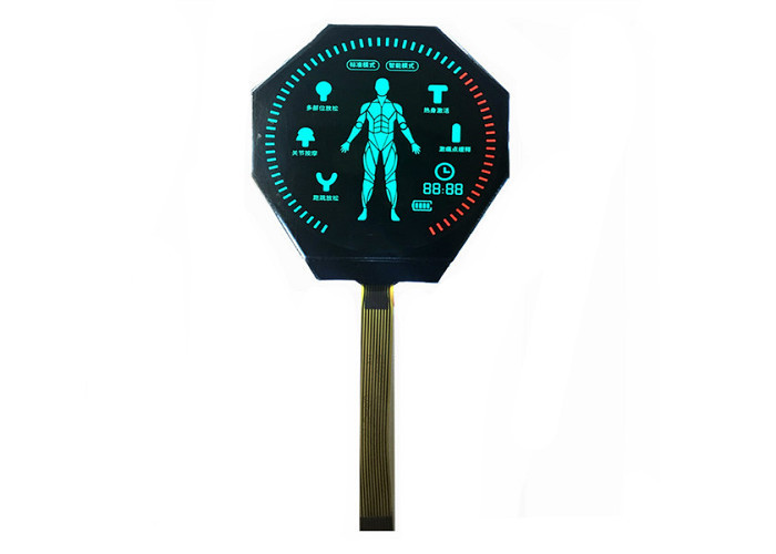 Segment Monochrome Lcd Display , 4.0V Customized Size Lcd Screen Module