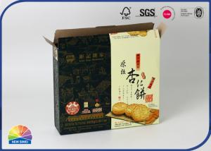 China Chocolates Biscuits Flat Folding Carton Box Custom Offset Printing on sale