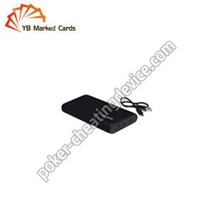 Leather Wallet Poker Cheating Scanning Camera 35cm Scan Marked Cards