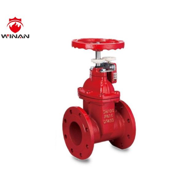 DN80 DN100 DN125 Fire Fighting System Valves Signal Resilient Seated