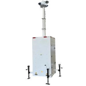 2025 CCTV Camera Cube Surveillance Tower Portable Camera Cube for Parking Site Monitoring