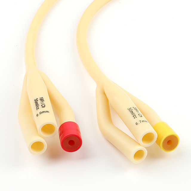 Disposable 22 French 3 Way Foley Catheter Silicon Coated for hospital