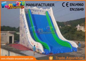 China Plato Material Giant Adult Inflatable Slide / Garden Mega Everest Slide wholesale