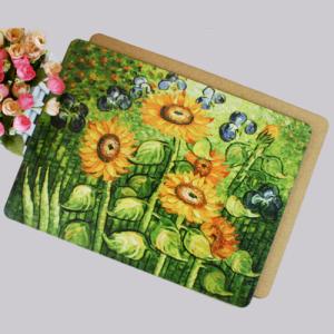 China Hot sale square MDF paper cork placemat/Table mat wholesale