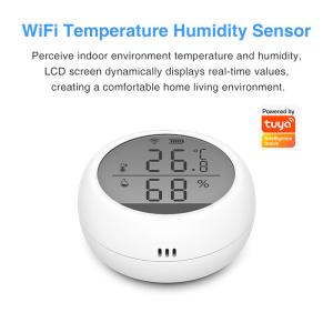 China Tuya WIFI Temperature Humidity Sensor Indoor Smart Remote Control With LCD Display wholesale