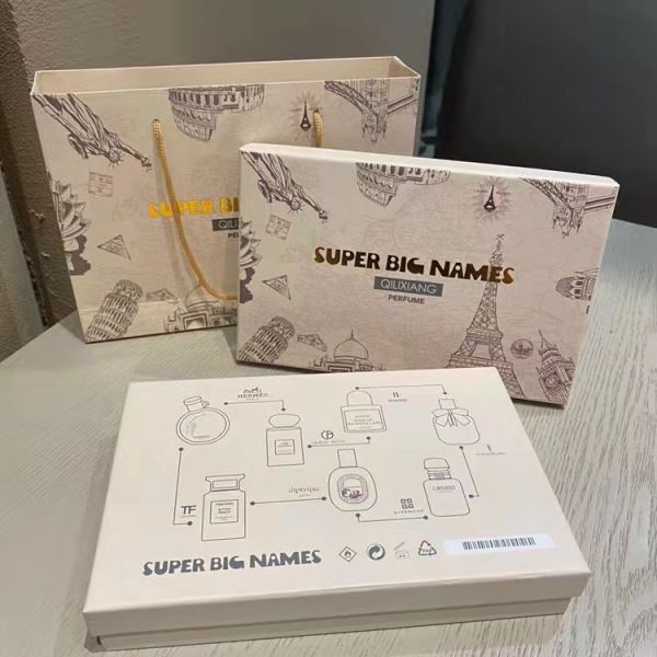 empty 50ml Perfume Bottle Packaging Box Paperboard Recycled Materials