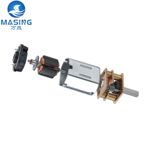 Low RPM 12mm N20 High Torque Mirco Brushed Geared Motor 2.4V 5V 6V 12V Mini DC Motor for Electric Vehicle