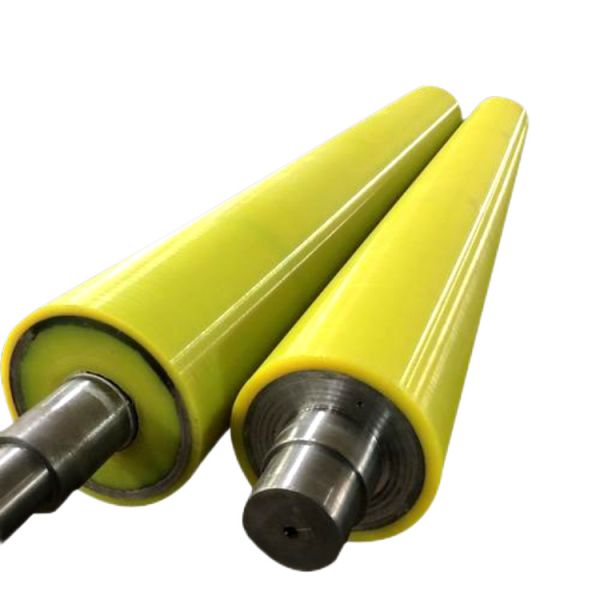 Polyurethane Coated Rollers For Machinery Cementing Machine Rubber Roller any colour