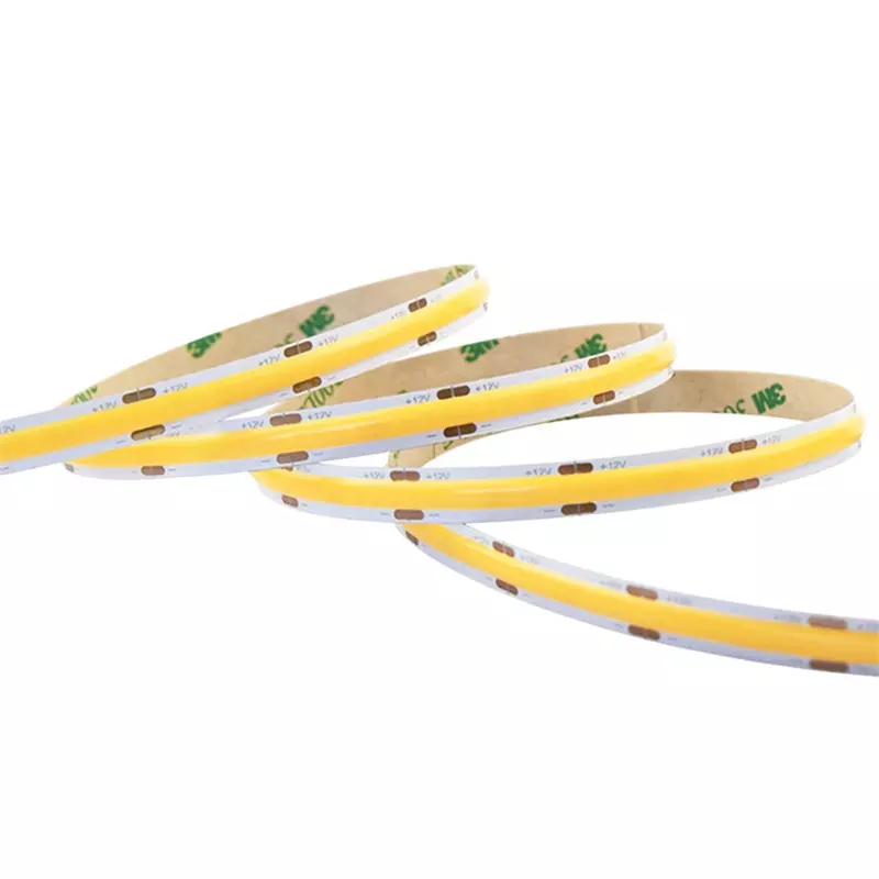 90lm/w Lamp Luminous Efficiency Smart COB Led Strip 12V 24V 5M 252leds for Advertising