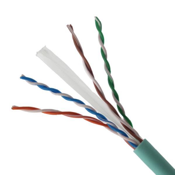 Quality Network Data Supply 4 Pair 23awg CAT6 UTP Lan Cable Color coded PE Insulation for sale