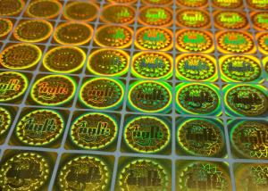 China Custom Security 3D Hologram Stickers Online Non-Reusable Laser Hologram Labels With Logo wholesale