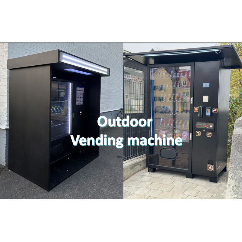 Outdoor House With Light Suitable for Locker Vending Machine and Combo Vending Machine
