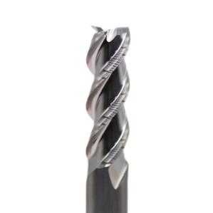 Quality 18mm Dia HRC55 3 Flutes Flat Carbide End Mills For Aluminum Uncoated Cut Length 45mm 18*45*18*100 for Customization for sale