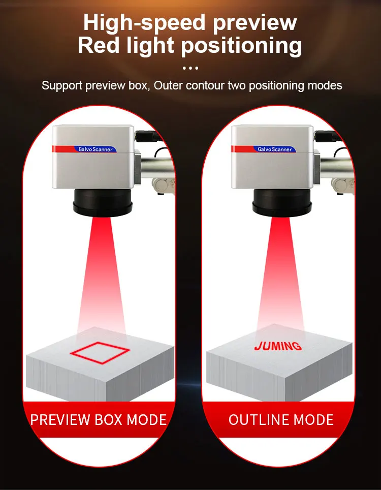 Fiber Laser Marking Machine Desktop MAX Raycus JPT 20W 30W 50W With Rotary Axis