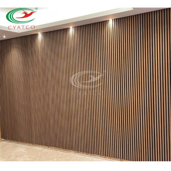 Moistureproof MDF Acoustic Wood Panels For Walls Sound Absorbing Flavorless