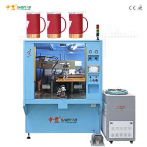 China Semi Automatic 1-2 Colors Screen Printing Machine For Slightly Conical Shape Products wholesale