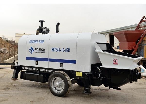 Quality Elba Diesel Trailer Concrete Pump , High Efficiency Cement Grouting Pump for sale