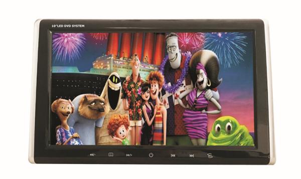 Quality High Brightness Touch Car Seat Dvd Player 10" With Wireless Game Function for sale