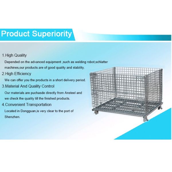 logistic wire storage cage