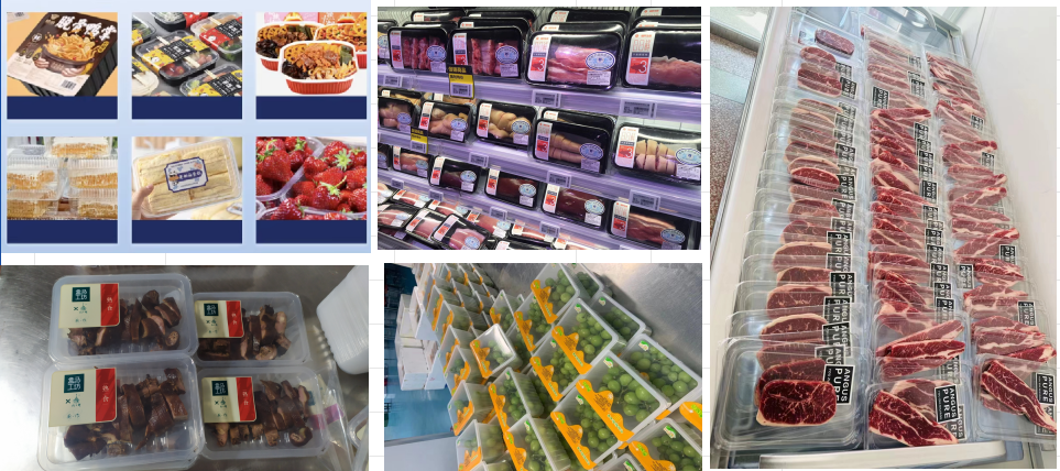 CUSTOMIZED QF260T-S Takeaway Fast Food Vegetable Lock Fresh Box Sealing Packaging Machine