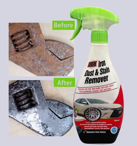 Quality 24pcs / Ctn Professional Car Care Products Aeropak Iron Dust And Stain Remover for sale