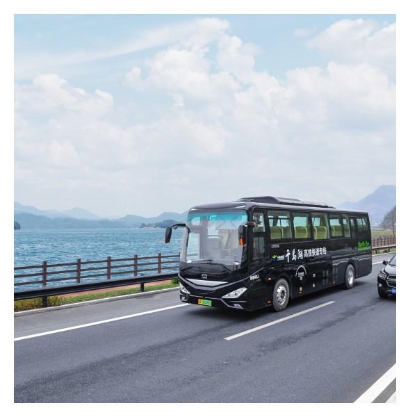 Quality DANA Axle 11m 46 Seater Electric Coach Bus 160kw For Public Transportation for sale
