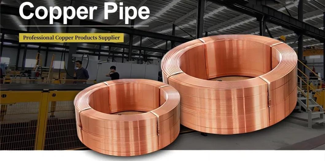 C1100 C12200 1/4&quot; 3/8&quot; 1/2&quot; 3/4&quot; Pancake Coil Copper Pipes for Air Conditioner