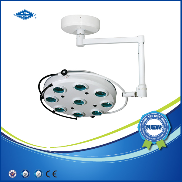 Single Dome Portable Surgical Lights Exam Lamps With Osram Halogen Bulbs 9 Holes