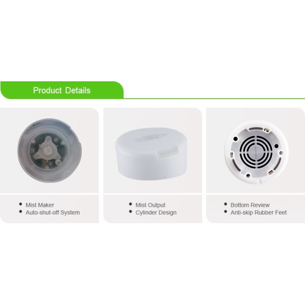 Desktop 70ml USB Essential Oil Aroma Diffuser With LED Light