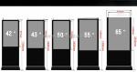 49" inch ground standing monitor touchscreen interactive Computer Android Win10