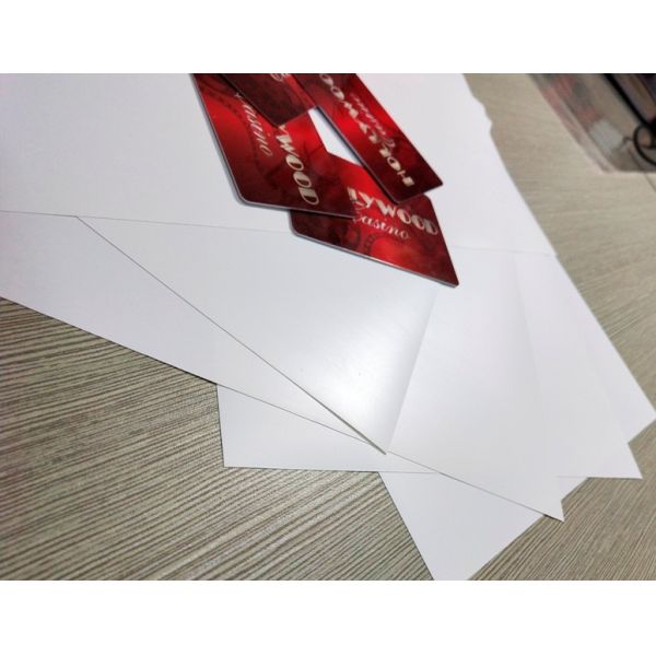 Customized Thickness White Polycarbonate Panels For INLAY Sheet Production