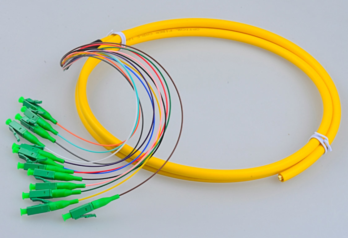 Optical Fiber Single Pigtail Optical Fiber / Fanout LC Pigtail Fiber Optic Connectors