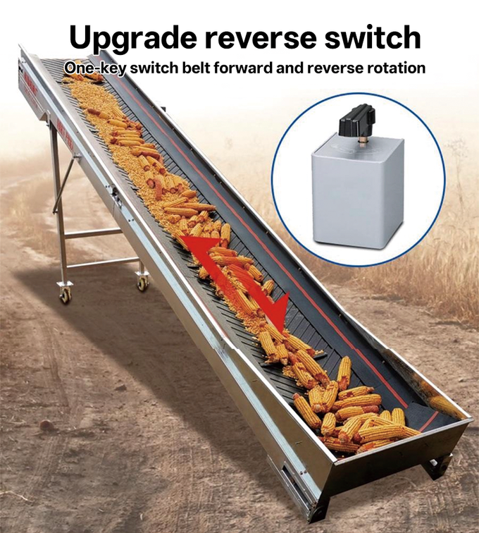 Custom-made premium agricultural small folding anti-slip electric belt conveyor factory manufacturer, suitable for convenient, fast, and efficient