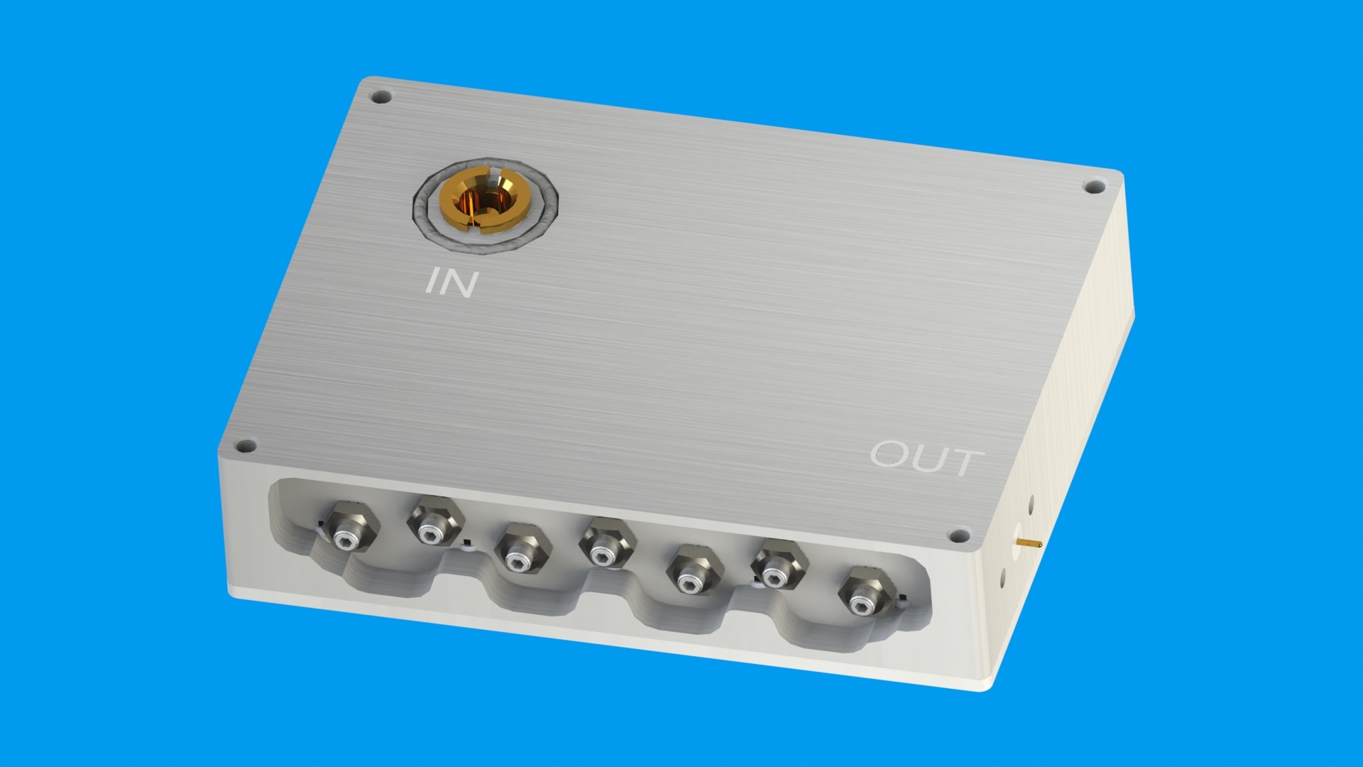 Small Size 1268 MHz Cavity Bandpass Filter JT-QTF-1268-MCX-1 Low Insertion Loss Customized