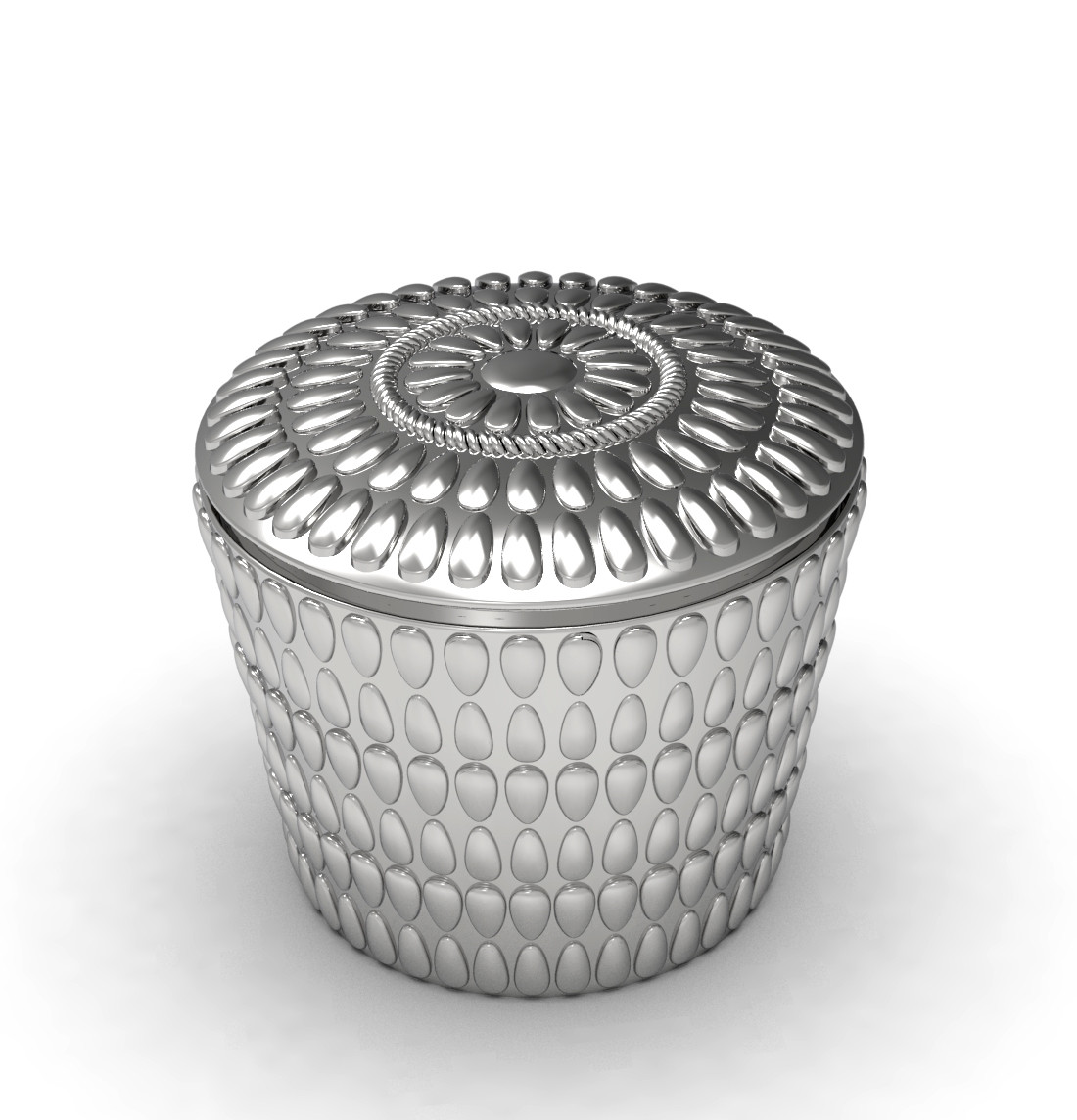 Pineapple Grain Shape Zinc Alloy FEA 15 Perfume Bottle Caps