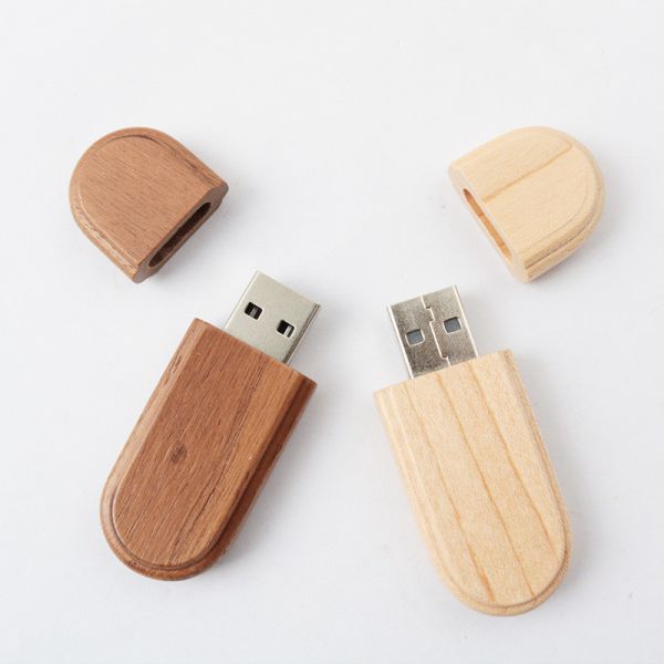 Bamboo Wooden USB Flash Drive 2.0 3.0 Upload Data 20MB/S For Free