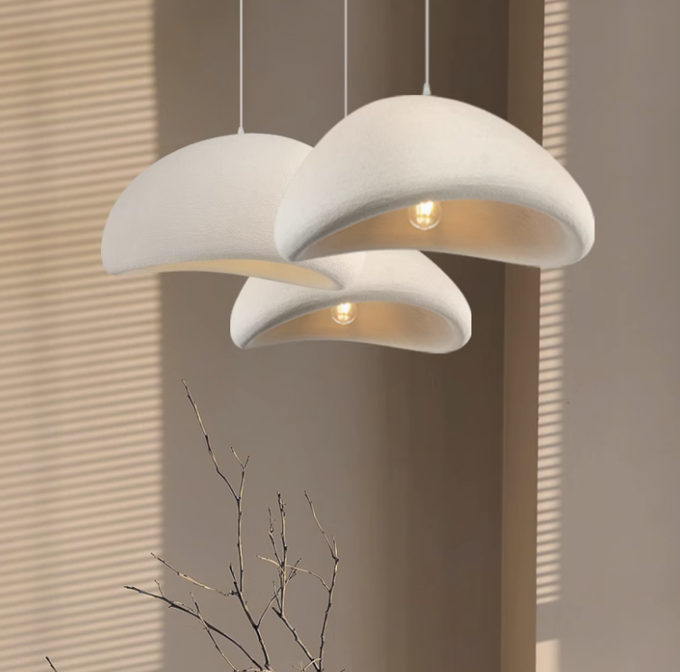 Wabi-sabi style restaurant chandelier light luxury high-end French cream style modern simple small bar table lamp Japanese dining room lamp