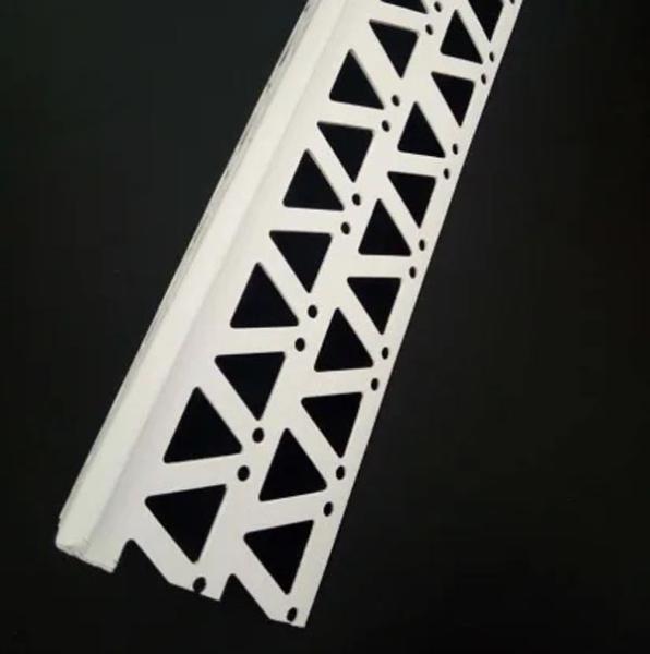 Quality Good quality and white color PVC corner bead with fiberglass mesh for wall corner for sale