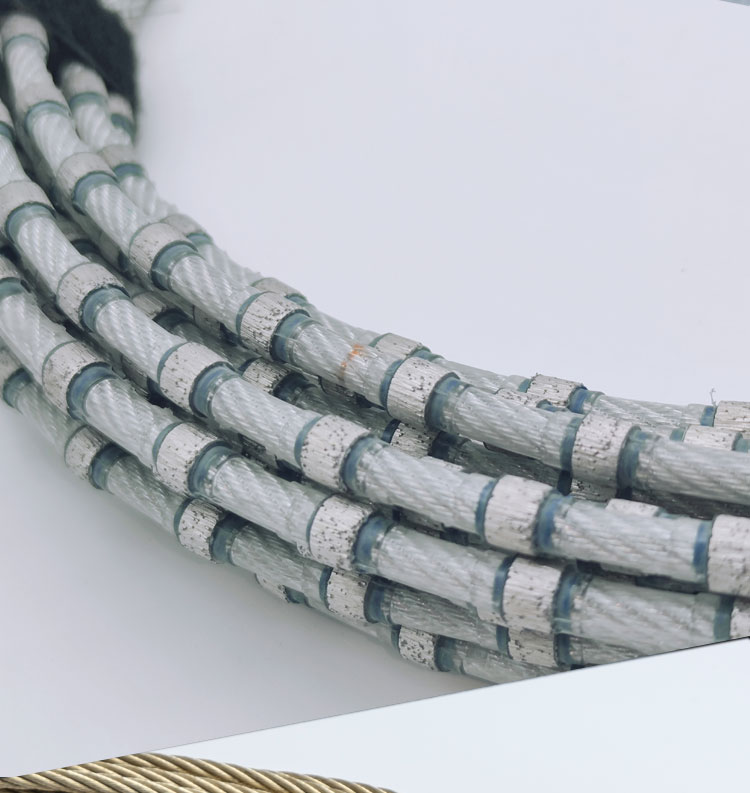 Customized 7.3mm Granite Multi Wire Rope Profiling Saw with Diamond Wire Cutting Tool