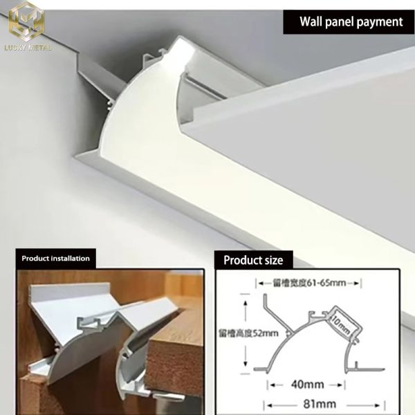 Bendable Slim Aluminum Led Corner Profile Channel For Strip Lights