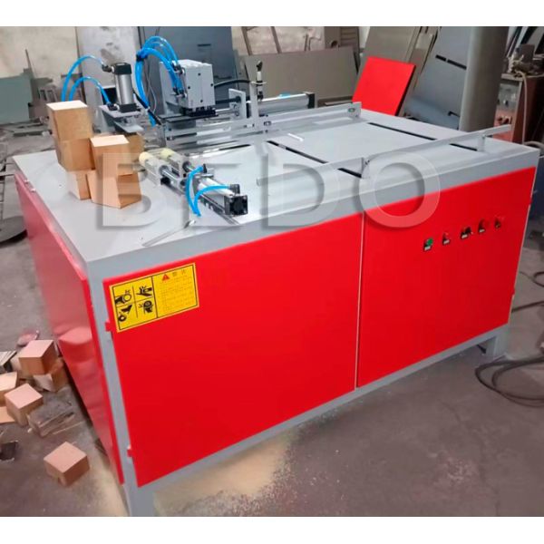 Wood Sawdust Block Cutting Machine Wood Pallet Block Cutter
