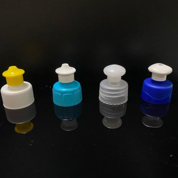Customization Push Pull Cap for Plastic Pull up Cap 20/24/28/410 Plastic Bottle Cap