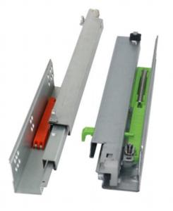 Galvanized Steel 3D Hide Soft Close Hidden Drawer Slide Rail Oem Triple Extension